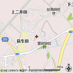 秋田県湯沢市山田荻生田57周辺の地図
