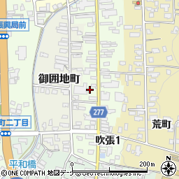 秋田県湯沢市吹張2丁目周辺の地図