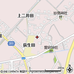 秋田県湯沢市山田荻生田53周辺の地図