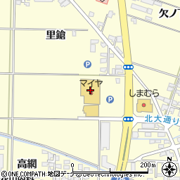 マイヤ　水沢店周辺の地図