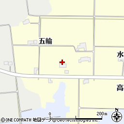 岩手県奥州市水沢五輪7周辺の地図