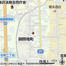 秋田県湯沢市御囲地町1周辺の地図