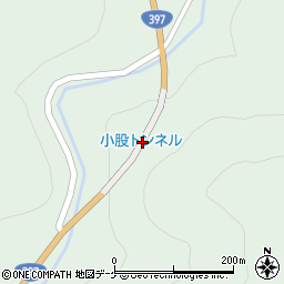 国道３９７号線周辺の地図