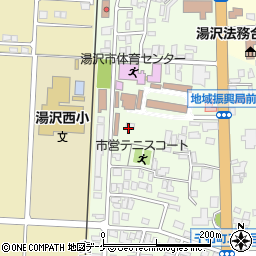 秋田県雄勝地域振興局　総務企画部・総務経理課周辺の地図