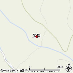 岩手県奥州市江刺伊手久保周辺の地図