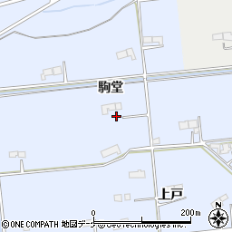 岩手県奥州市胆沢南都田駒堂246周辺の地図