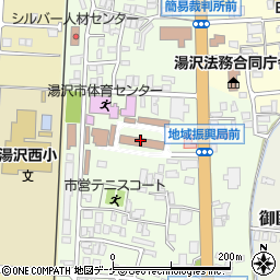 雄勝地域振興局周辺の地図