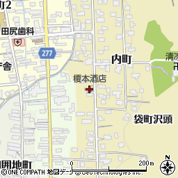 秋田県湯沢市内町5-21周辺の地図