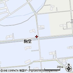 岩手県奥州市胆沢南都田駒堂52周辺の地図