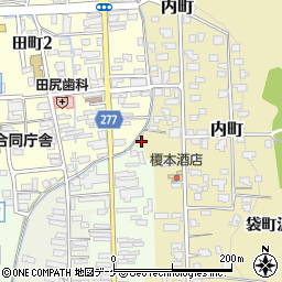 秋田県湯沢市内町5-46周辺の地図