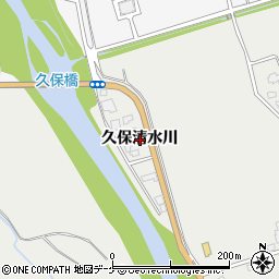 秋田県湯沢市川連町久保清水川周辺の地図