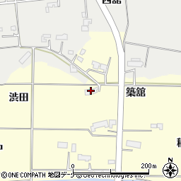 岩手県奥州市水沢（渋田）周辺の地図