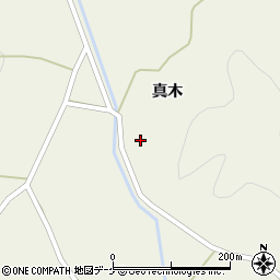 秋田県雄勝郡羽後町中仙道真木48周辺の地図