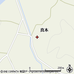 秋田県雄勝郡羽後町中仙道真木47周辺の地図