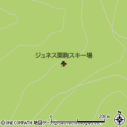 ジュネス栗駒スキー場周辺の地図