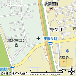 秋田県湯沢市岡田町17周辺の地図