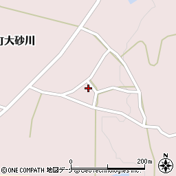 秋田県にかほ市象潟町大砂川（山屋）周辺の地図