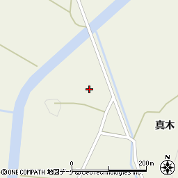 秋田県雄勝郡羽後町中仙道水尻周辺の地図