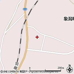 秋田県にかほ市象潟町大砂川釜道周辺の地図