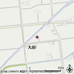 岩手県奥州市水沢佐倉河大田14周辺の地図