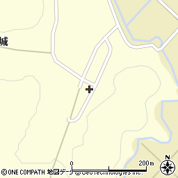 秋田県湯沢市松岡銀山周辺の地図