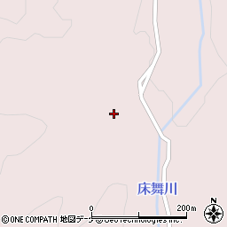 秋田県雄勝郡羽後町床舞務沢55周辺の地図