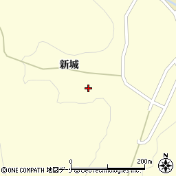秋田県湯沢市松岡剣ケ鼻周辺の地図