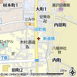 田町駐車場周辺の地図