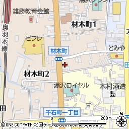 ガスト湯沢店周辺の地図