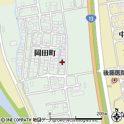 秋田県湯沢市岡田町6周辺の地図