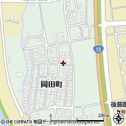 秋田県湯沢市岡田町5-25周辺の地図