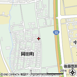 秋田県湯沢市岡田町5-7周辺の地図