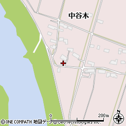 岩手県奥州市江刺愛宕中谷木34-2周辺の地図