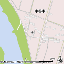 岩手県奥州市江刺愛宕中谷木34-1周辺の地図