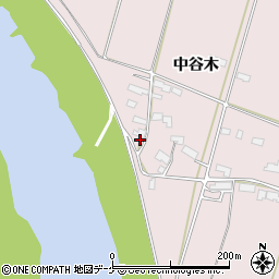岩手県奥州市江刺愛宕中谷木621周辺の地図
