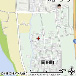 秋田県湯沢市岡田町3-36周辺の地図