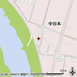 岩手県奥州市江刺愛宕中谷木26周辺の地図