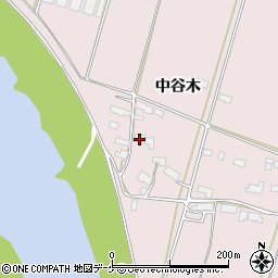 岩手県奥州市江刺愛宕中谷木35周辺の地図