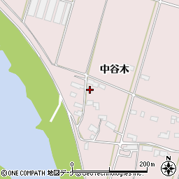 岩手県奥州市江刺愛宕中谷木36周辺の地図