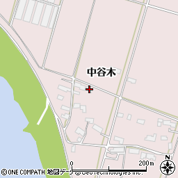 岩手県奥州市江刺愛宕中谷木162周辺の地図