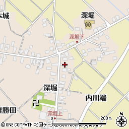 秋田県湯沢市深堀深堀15周辺の地図