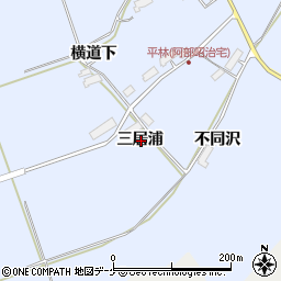 岩手県胆沢郡金ケ崎町永沢三居浦周辺の地図