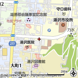湯沢市身体障害者協会周辺の地図