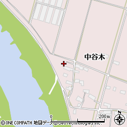 岩手県奥州市江刺愛宕中谷木22周辺の地図