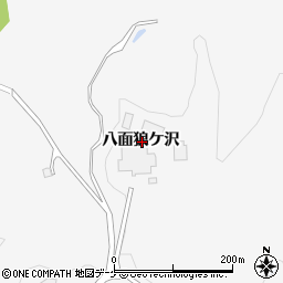 秋田県湯沢市駒形町八面狼ケ沢周辺の地図