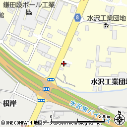 株式会社トーヨータイヤジャパン水沢営業所周辺の地図
