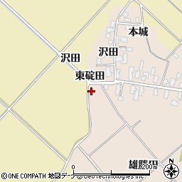 秋田県湯沢市深堀石神周辺の地図