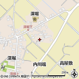 秋田県湯沢市深堀高屋敷85周辺の地図