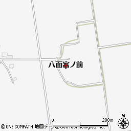 秋田県湯沢市駒形町（八面宮ノ前）周辺の地図