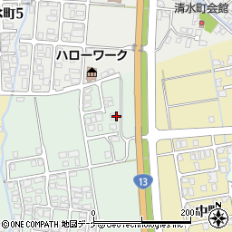 秋田県湯沢市岡田町1周辺の地図